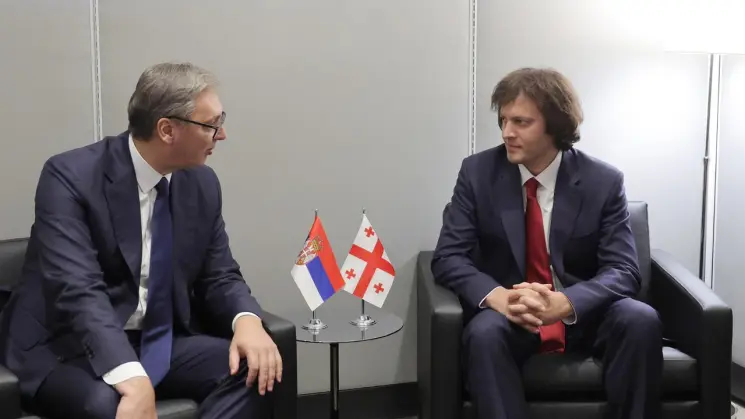 საქართველოს პრემიერ-მინისტრი სერბეთის პრეზიდენტს შეხვდა