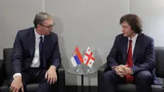 ირაკლი კობახიძე: კონსტრუქციული შეხვედრა მქონდა სერბეთის პრეზიდენტ ალექსანდარ ვუჩიჩთან, ვისაუბრეთ საქართველო-სერბეთის ურთიერთობებსა და თანამშრომლობის შემდგომი გაძლიერების შესაძლებლობებზე