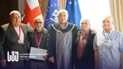 საქართველოს ტექნიკური უნივერსიტეტის რექტორმა ღვაწლმოსილ თანამშრომლებს სტუ-ის ოქროს მედლები და საპატიო დიპლომები გადასცა
