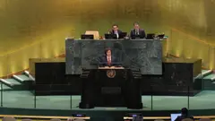 ინვესტიციები, სატრანზიტო ჰაბი და მშვიდობიანი დეოკუპაცია - ირაკლი კობახიძის მთავარი გზავნილები გაეროს 81-ე სესიაზე