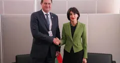 მაკა ბოჭორიშვილი ბელარუსის საგარეო საქმეთა მინისტრს მაქსიმ რიჟენკოვს შეხვდა