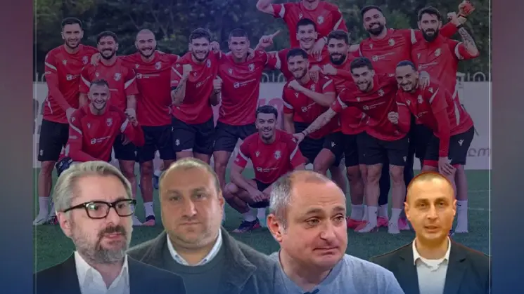 რადიკალური ოპოზიციის წარმომადგენლები საქართველოს ეროვნული ნაკრების წინააღმდეგ