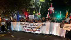 დიდება გმირებს! აფხაზეთი საქართველოა! რუსეთი მტერია! - მსვლელობა თსუ-დან გმირთა მემორიალამდე