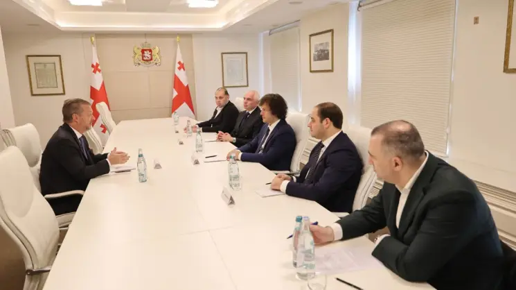 საქართველოს პრემიერ-მინისტრი ირაკლი კობახიძე საერთაშორისო პარალიმპიური კომიტეტის პრეზიდენტ ენდრიუ პარსონსს შეხვდა