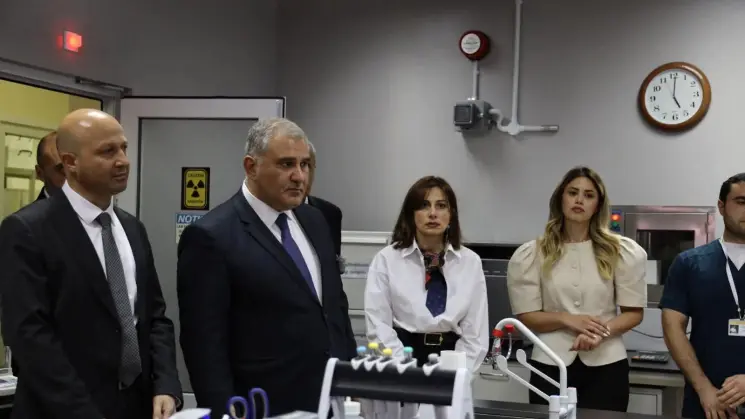 სომხეთში ოფიციალური ვიზიტის ფარგლებში მიხეილ სარჯველაძე სომხეთის ჯანდაცვის მინისტრს შეხვდა