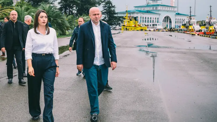 სომხეთის შინაგან საქმეთა მინისტრი ბათუმში საჩვენებელ სამაშველო ოპერაციას დაესწრო