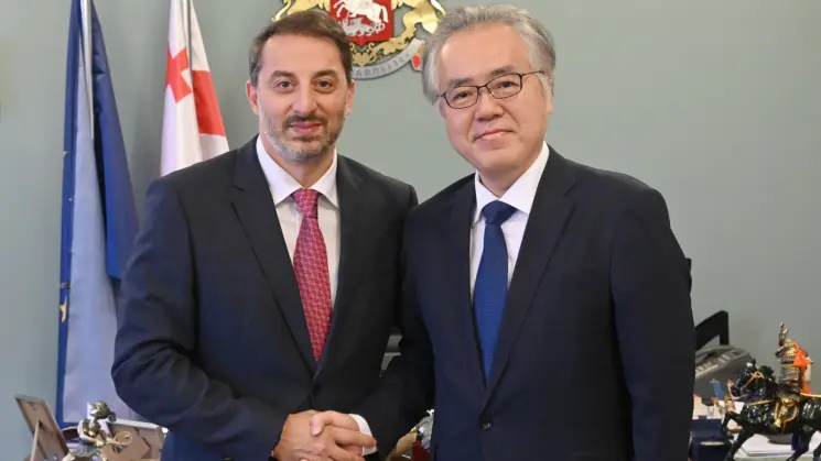 ირაკლი მეზურნიშვილი იაპონიის ელჩს შეხვდა