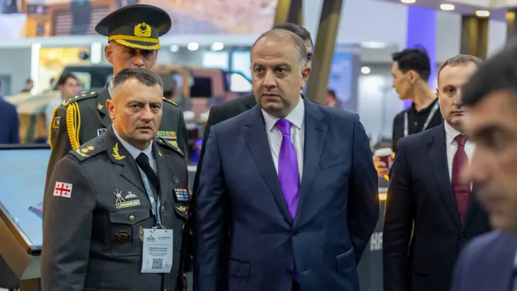 საქართველოს თავდაცვის მინისტრი ბაქოში თავდაცვის მე-6 საერთაშორისო გამოფენას ADEX 2026 დაესწრო