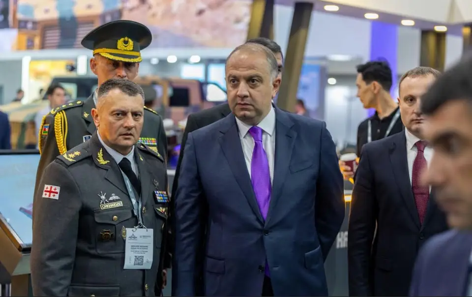 საქართველოს თავდაცვის მინისტრი ბაქოში თავდაცვის მე-6 საერთაშორისო გამოფენას ADEX 2026 დაესწრო