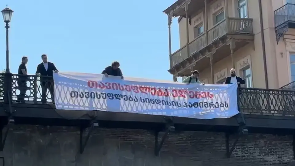 ელენე ხოშტარიას დაკავებიდან 1 წელი გავიდა - მისი გათავისუფლების მოთხოვნით აქცია გაიმართა