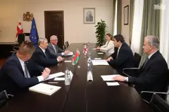 შალვა პაპუაშვილი ბელარუსის რესპუბლიკის საპარლამენტო დელეგაციას შეხვდა