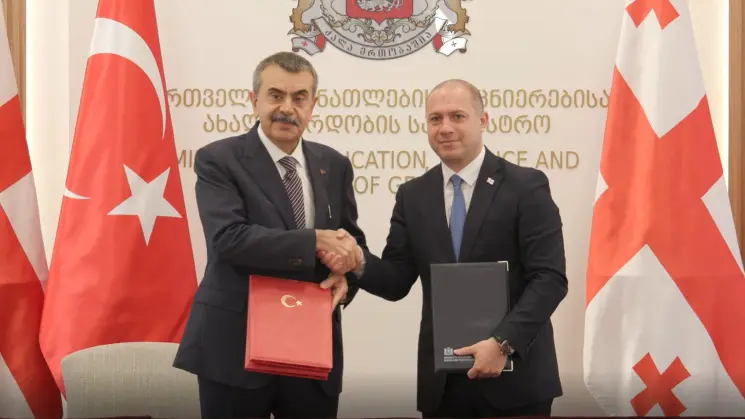 საქართველოსა და თურქეთის მთავრობებს შორის, განათლების სფეროში თანამშრომლობის გაძლიერების მიზნით, შეთანხმება გაფორმდა