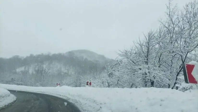 თუშეთის გზაზე თოვისა და ლიპყინულის გამო მოძრაობის სპეციალური რეჟიმი დაწესდა - გზების დეპარტამენტის გაფრთხილება