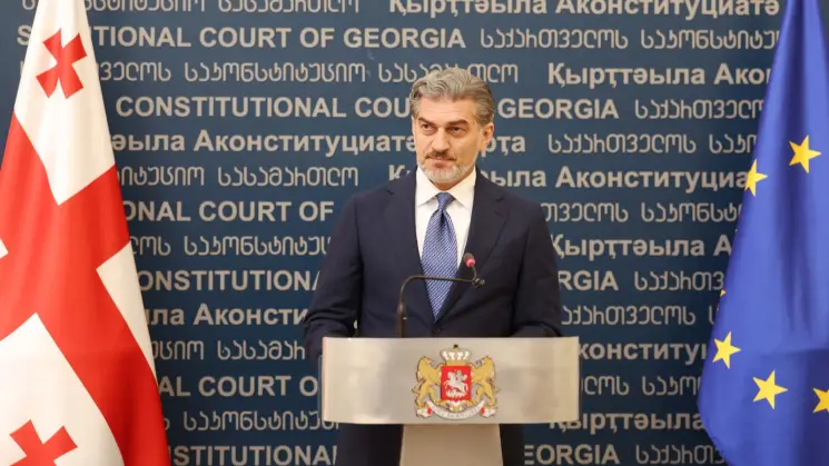 საქართველოს პრეზიდენტი საკონსტიტუციო სასამართლოს ახლადგანწესებული მოსამართლეების - გოგა კიკილაშვილისა და სერგო მეთოფიშვილის ფიცის დადების ცერემონიას დაესწრო