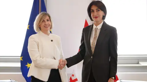 მაკა ბოჭორიშვილმა საქართველოში საბერძნეთის რესპუბლიკის ახლად დანიშნულ ელჩთან სოტირია თეოჰარიდისთან გაცნობითი შეხვედრა გამართა