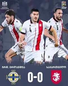 საქართველოს საფეხბურთო ნაკრებსა და ჩრდილოეთ ირლანდიას შორის მატჩი ფრედ დასრულდა