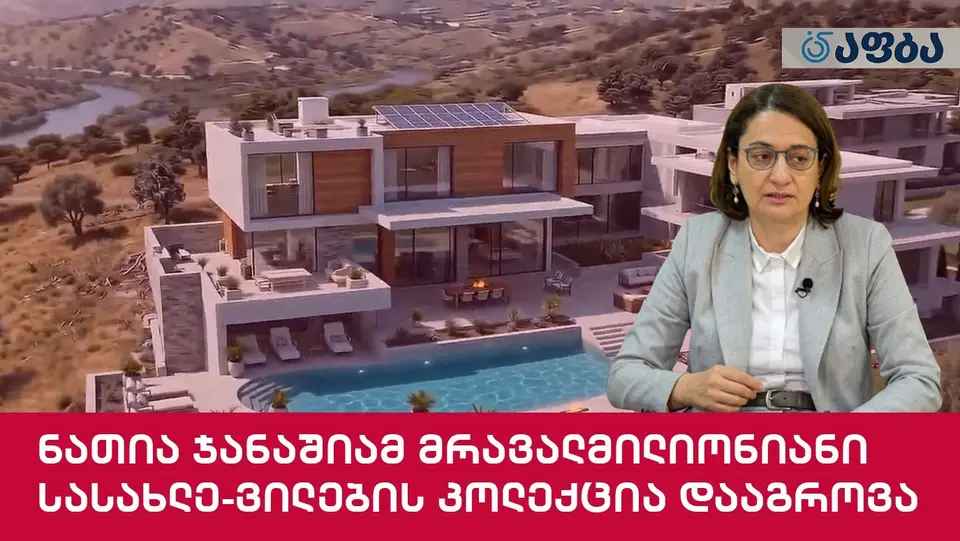 “ნათია ჯანაშიამ მრავალმილიონიანი სასახლე-ვილების კოლექცია დააგროვა”