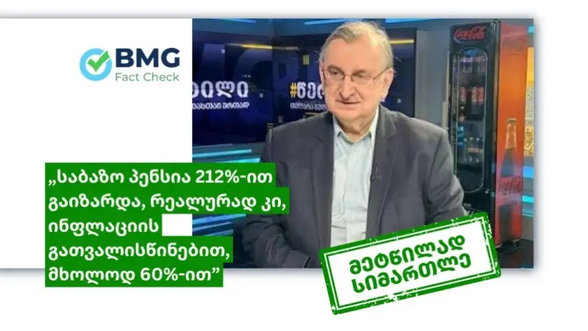 რამდენად გაიზარდა პენსია რეალურად 15 წელიწადში?
