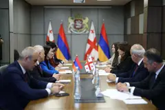 საქართველოს კულტურის მინისტრი მაია ბითაძე სომხეთის რესპუბლიკის განათლების, მეცნიერების, კულტურისა და სპორტის მინისტრ ჟანა ანდრეასიანს შეხვდა