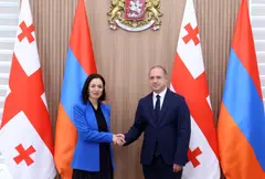 გივი მიქანაძემ სომხეთის რესპუბლიკის განათლების, მეცნიერების, კულტურისა და სპორტის მინისტრთან შეხვედრა გამართა