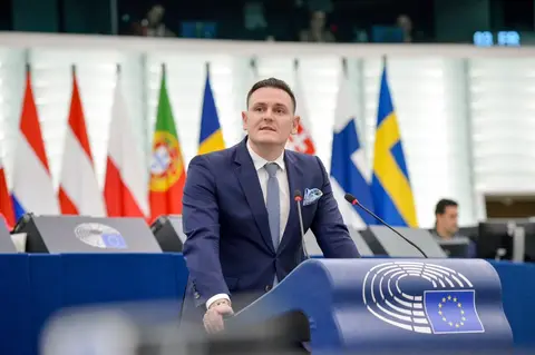 ევროპარლამენტარი ტომაშ ფროელიხი – მეტი ორმაგი სტანდარტი წარმოუდგენელია, თქვენ დარდობთ საქართველოში ოპოზიციური პარტიების შესაძლო აკრძალვაზე და თავად გსურთ „ალტერნატივა გერმანიისთვის“ აკრძალვა