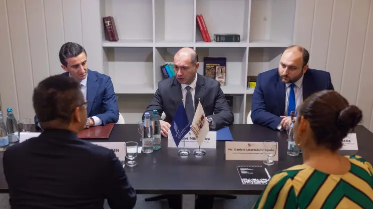 გივი მიქანაძე ინტელექტუალური საკუთრების მსოფლიო ორგანიზაციის (WIPO) აკადემიის დირექტორს შეხვდა