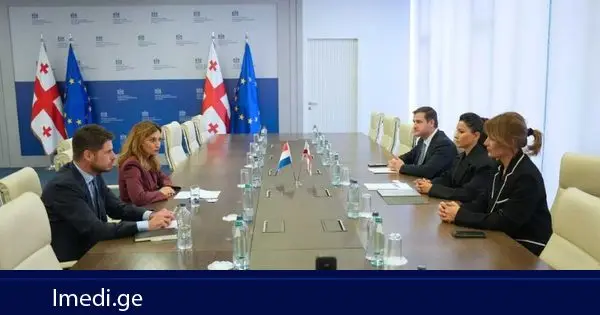 საქართველოს ვიცე-პრემიერი, ეკონომიკისა და მდგრადი განვითარების მინისტრი მარიამ ქვრივიშვილი, საქართველოში ნიდერლანდების სამეფოს საგანგებო და სრულუფლებიან ელჩს შეხვდა