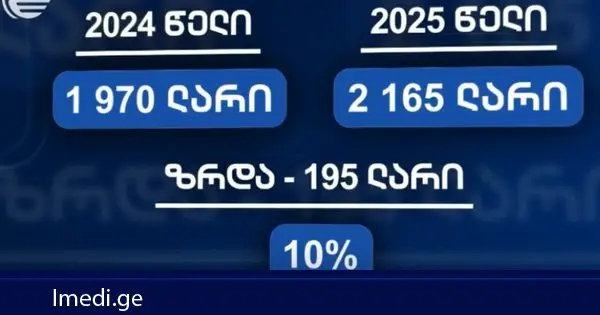 საქართველოში საშუალო ხელფასი გასულ წელს 10%-ით გაიზარდა - ხელფასის მაჩვენებლის ზრდას წელსაც პროგნოზირებენ. „ქრონიკის“ სიუჟეტი