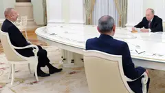 მედია: ვლადიმერ პუტინმა, ნიკოლ ფაშინიანმა და ილჰამ ალიევმა თურქმენეთში დახურული შეხვედრა გამართეს
