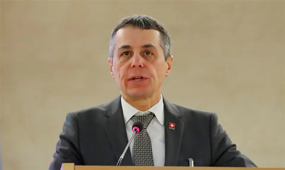 შვეიცარიის საგარეო საქმეთა მინისტრი და ეუთო-ს თავმჯდომარე, იგნაციო კასისი 16 ოქტომბერს საქართველოში ჩამოვა