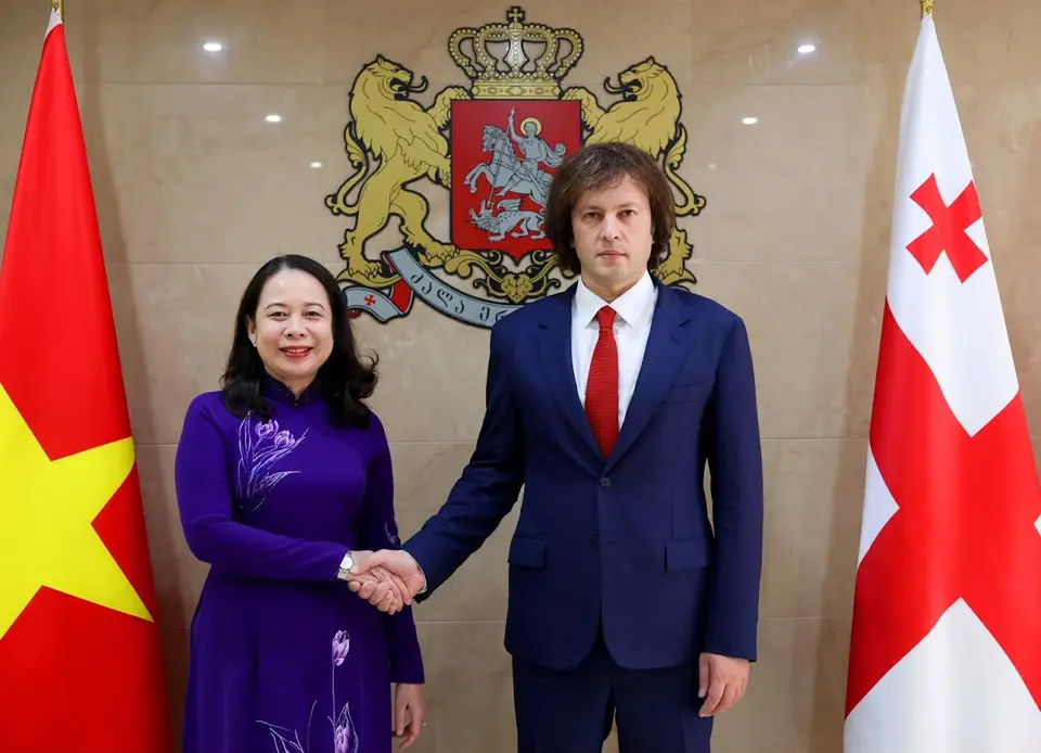 ირაკლი კობახიძე ვიეტნამის სოციალისტური რესპუბლიკის ვიცე-პრეზიდენტს შეხვდა