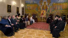 სრულიად საქართველოს კათოლიკოს-პატრიარქმა UNESCO-სა და მისი მრჩეველი ორგანოების: ICOMOS-ისა და ICCROM-ის ექსპერტთა დელეგაცია მიიღო