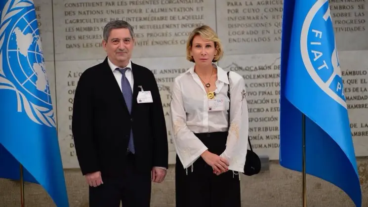 ნინო წილოსანი და გელა სამხარაული რომში სურსათის მსოფლიო ფორუმში მონაწილეობენ