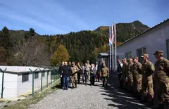 სულხან თამაზაშვილმა სასაზღვრო პოლიციის სახმელეთო საზღვრის დაცვის დეპარტამენტის ჯავა-ონის სამმართველოს სასაზღვრო სექტორის – „მამისონი“ ახალი შენობა გახსნა