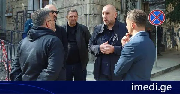 ზურაბ აბაშიძე რუსთაველის გამზირის და ალექსანდრე ჭავჭავაძის ქუჩის სარეაბილიტაციო სამუშაოებს გაეცნო