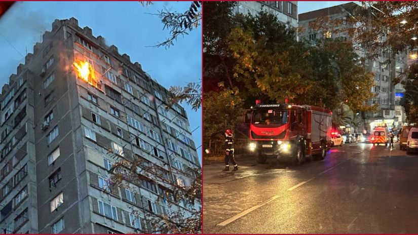 თბილისში, ნაძალადევის რაიონში, საცხოვრებელი სახლი იწვის