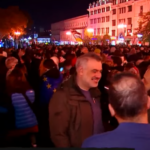 An action is taking place in Tbilisi demanding re-elections