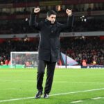 Mikel Arteta became the first Arsenal manager to beat Manchester United 4 times in a row