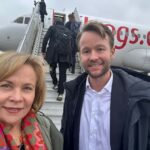 MEP Rasa Yukneviciene arrives in Tbilisi with his colleagues