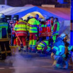 A car drove into the crowd at a Christmas market in Germany