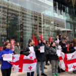 IfitzebaGeorgia - the employees of Liberty Bank's head office joined the general strike.