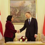 Salome Zurabishvili congratulates Poland on the presidency of the Council of the European Union