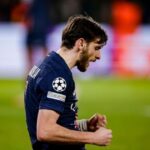 Who met Kvaratskhelia's PSG-Champions League eighth final