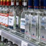 Georgia closes the top three countries in the export of Russian vodka