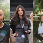 Three persons are charged with verbally abusing police officer Mirian Kavtaradze, and the case has begun