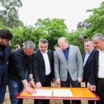 The Mayor of Khelvachauri Municipality Zaza Diasamidze inspected the construction and rehabilitation works of sports infrastructure in Sharabidze and Akhalsheni administrative unit and met with the local population