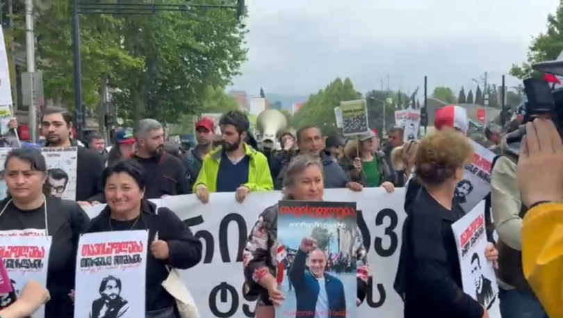 თბილისში მსვლელობა, “ერთობის მარში” მიმდინარეობს