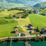 A landslide that covered one Swiss village yesterday (video)