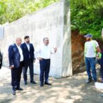 Zaza Diasamidze, Mayor of Khelvachauri Municipality, inspected the ongoing infrastructure works