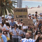 In the wake of a record number of tourists in the Canary Islands, protests will be resumed